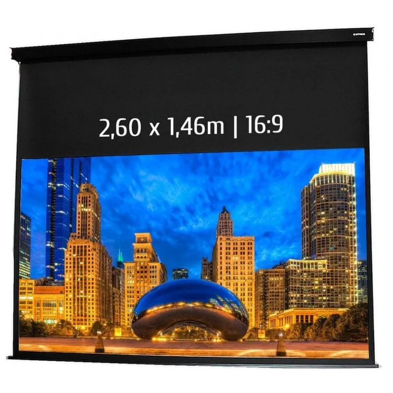 Schermo per proiezioni Kimex Electric 2,20x1,24m Formato 16:9 Nero - immagine 1