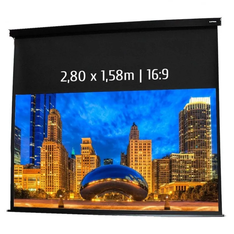 Schermo per proiezioni Kimex Electric 2,80x1,58m Formato 16:9 Nero - immagine 1