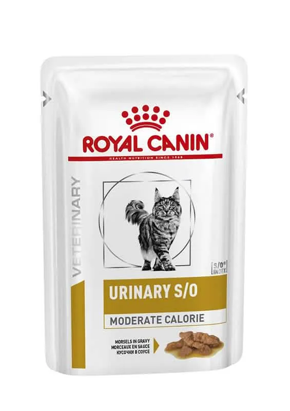 Veterinary health nutrition wet cat urinary s/o moderate calorie 12x85 g - immagine 1