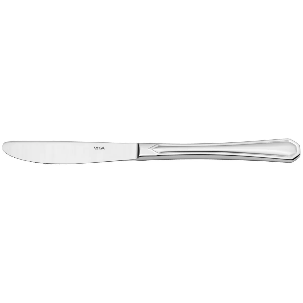 12x VEGA Coltello da tavola Tunis; 22.1 cm (L); argento, manico argento; 12 pz. / Pacco - immagine 1