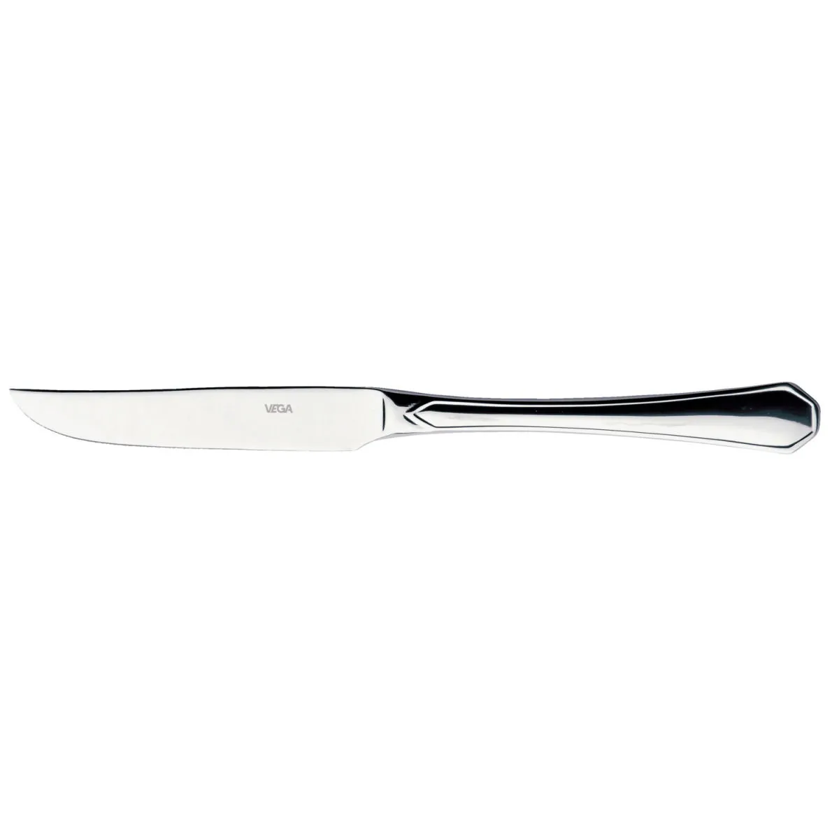 12x VEGA Coltello per pizza e bistecca Tunis; 22.5 cm (L); argento, manico argento; 12 pz. / Pacco - immagine 1
