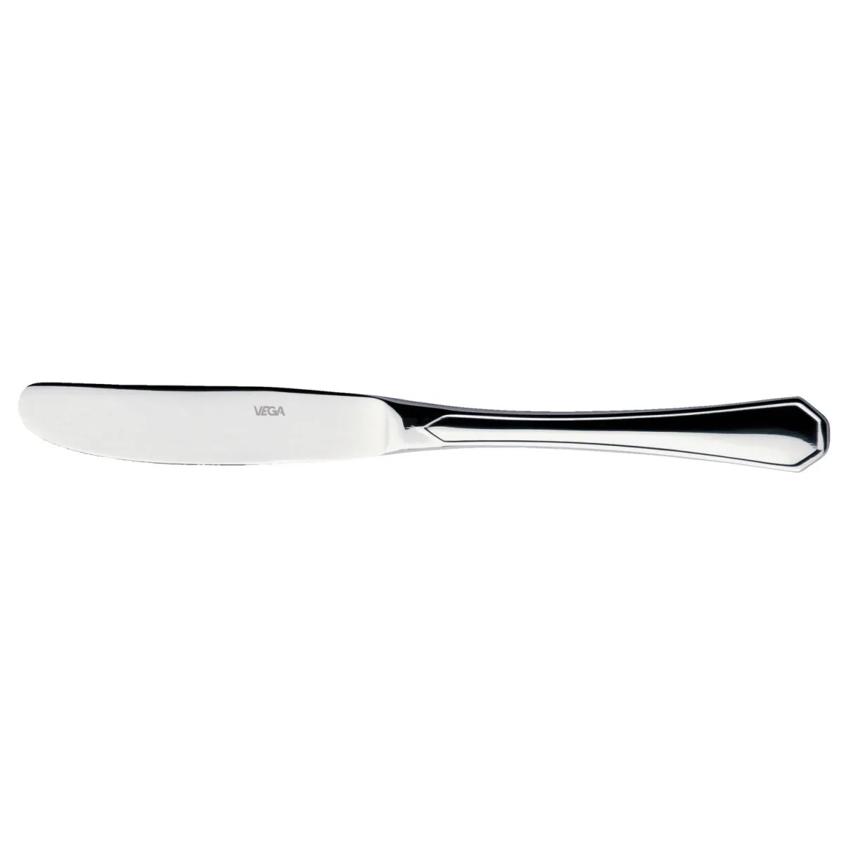 12x VEGA Coltello burro Tunis; 17.5 cm (L); argento, manico argento; 12 pz. / Pacco - immagine 1