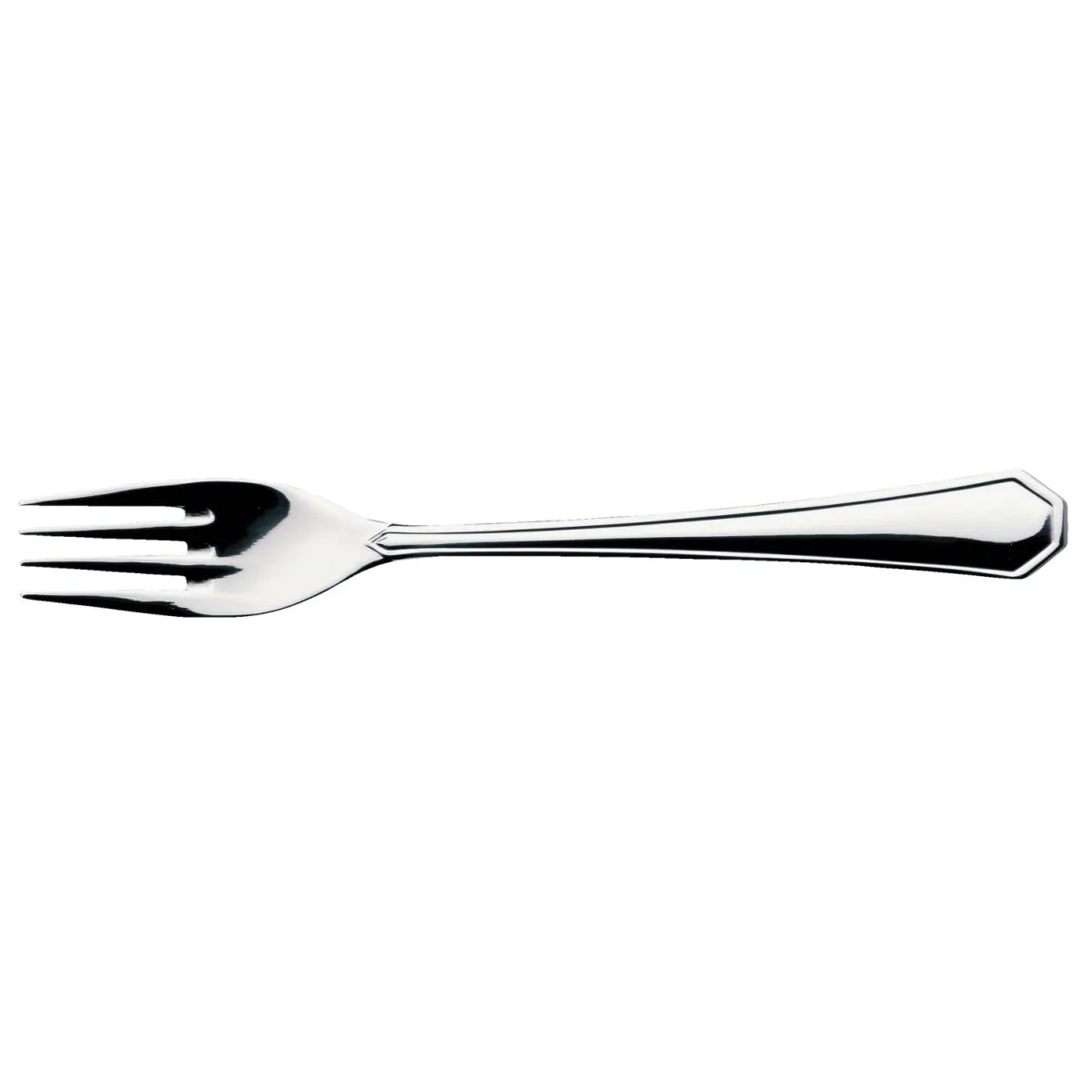 12x VEGA Forchetta frutta Tunis; 17.7 cm (L); argento, manico argento; 12 pz. / Pacco - immagine 1