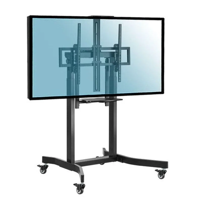 Kimex 018-6186 Supporto TV Motorizzato da Terra 55 a 100" VESA 200x200 a 800x600 Max 120Kg - immagine 1
