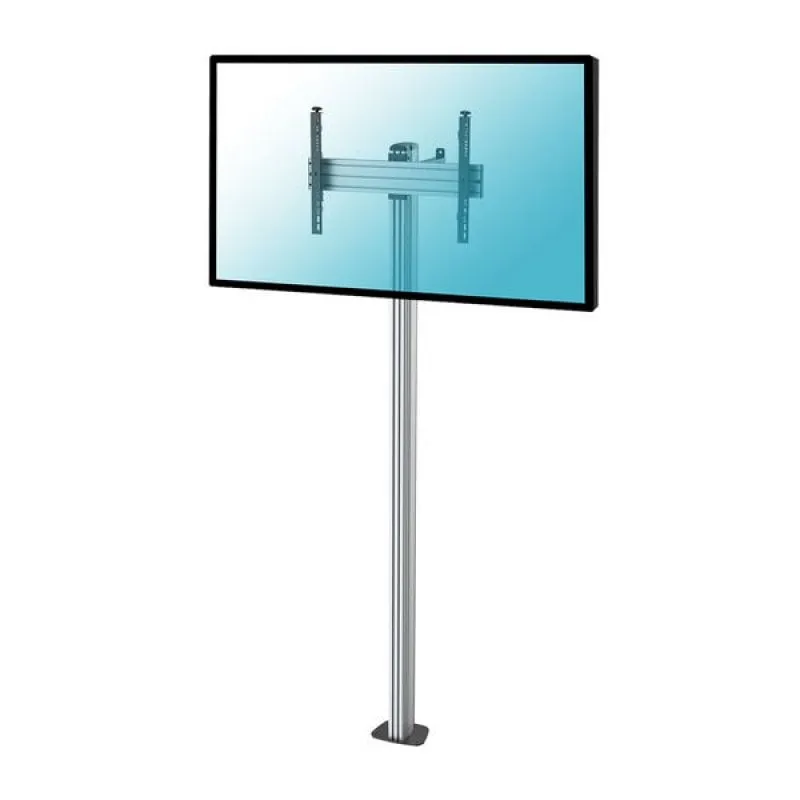 Kimex Supporto da Terra con Base Avvitabile per TV 32"-75" Altezza 240cm VESA 600x400 Max 50Kg - immagine 1