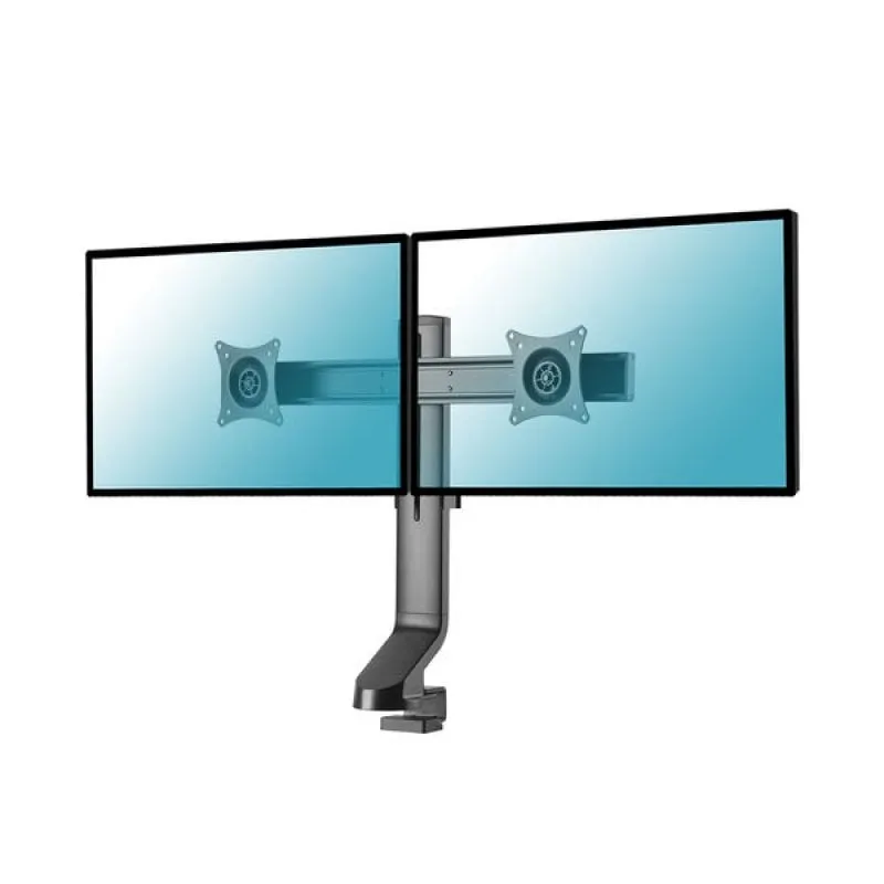 Supporto da tavolo Kimex a doppio braccio per monitor 17"-27" VESA 100x100 max. 7Kg - immagine 1