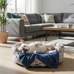 Trono ovale Eco cuccia per cani Hello Dog Nasonero Misura 66x53 cm - Cucce per cani - immagine 1