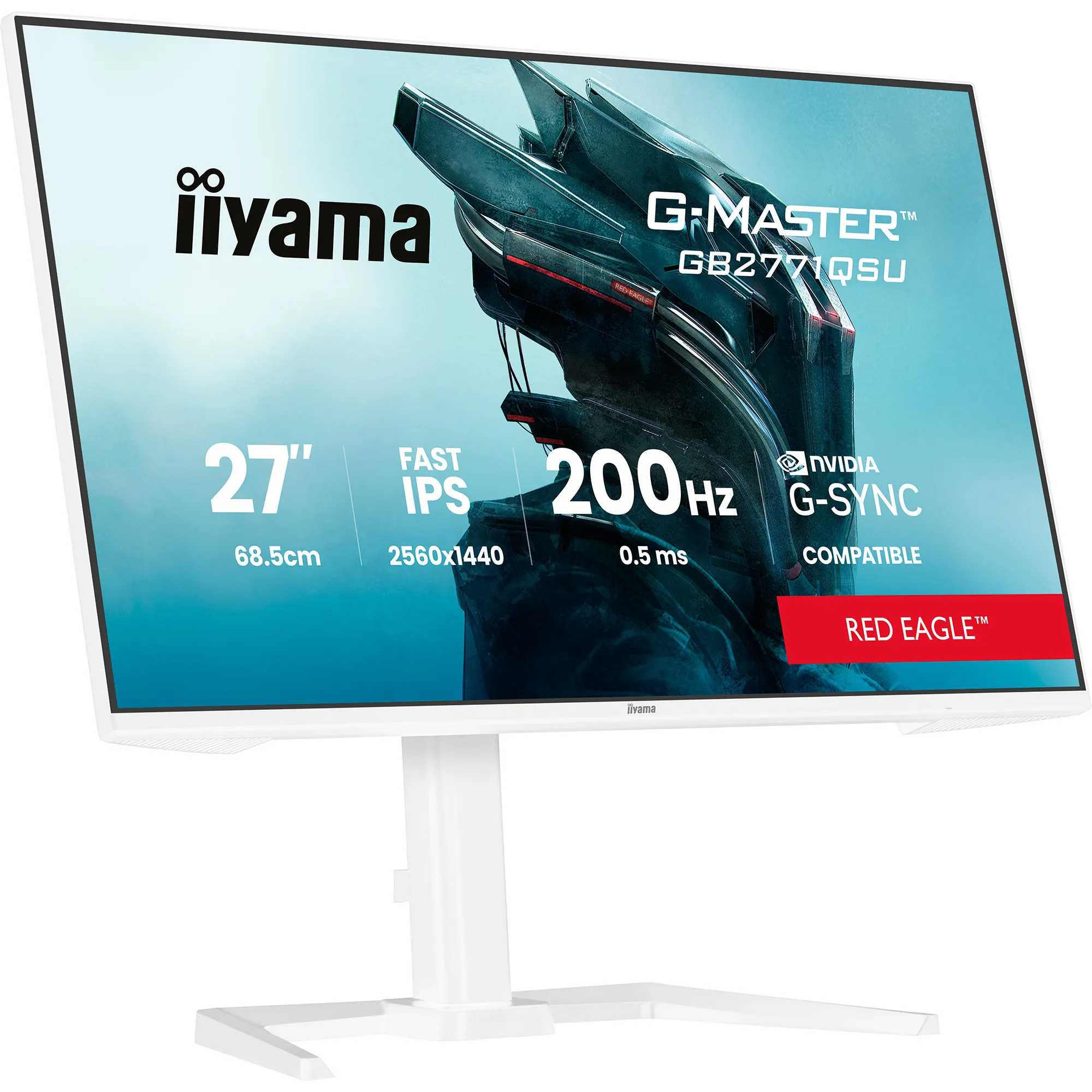 G-Master GB2771QSU-W1 Red Eagle, Monitor di gioco - immagine 1