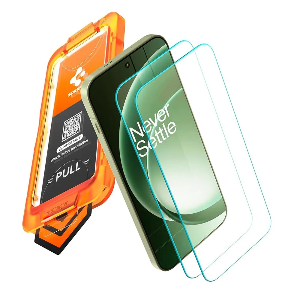 Pellicola protettiva per schermo Spigen GlastR AlignMaster S per OnePlus 15R, Vetro temperato, Full Glue, Set 2 pezzi AGL11398 - immagine 1