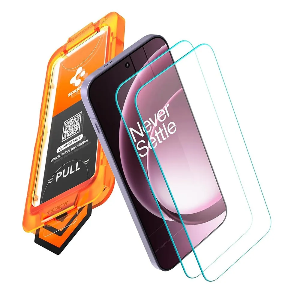 Pellicola protettiva per schermo Spigen GlastR AlignMaster S per OnePlus 15, Vetro temperato, Full Glue, Set 2 pezzi AGL11333 - immagine 1