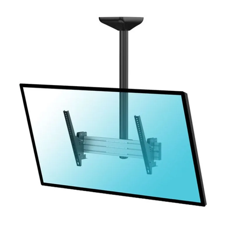 Kimex Supporto da Soffitto per TV 43"-55" Altezza 100cm VESA 600x400 Max 50Kg - immagine 1