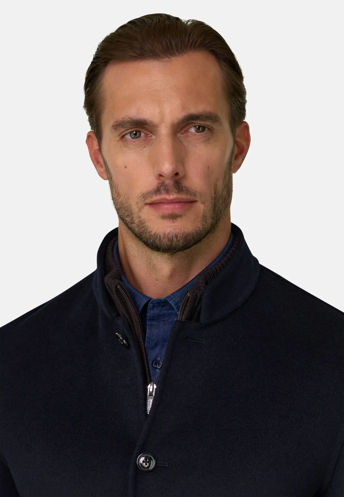 Boggi, Giacca Kyoto In Lana, Uomo, Navy, Taglia: 52 - immagine 3