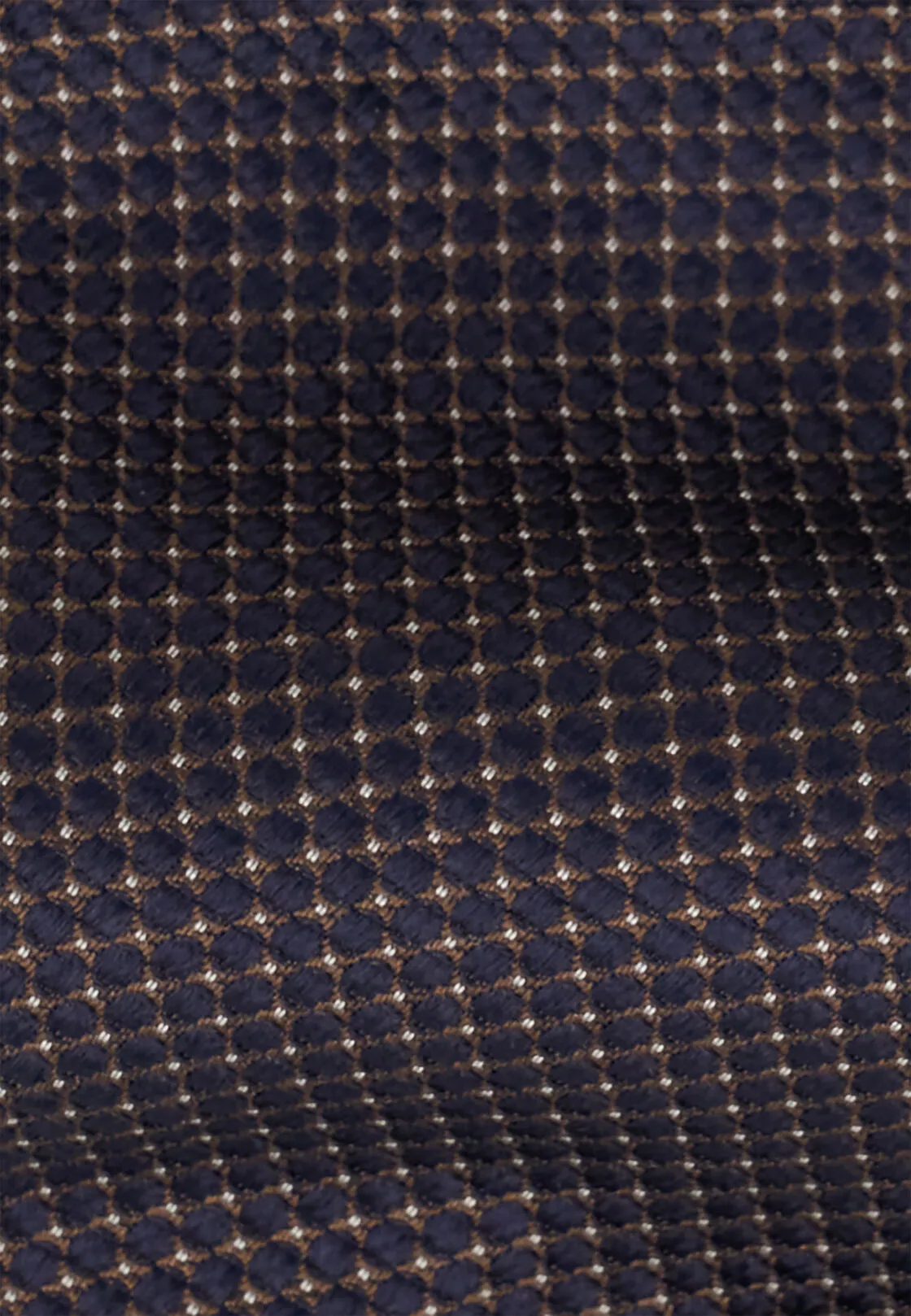 Boggi, Cravatta Jacquard Motivo Geometrico In Seta, Uomo, Nocciola - immagine 2
