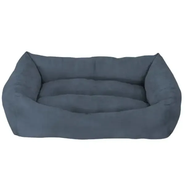 Cuccetta rettangolare tessuto vellutato EveryDay Ferribiella Blu 60 x 50 cm - immagine 1