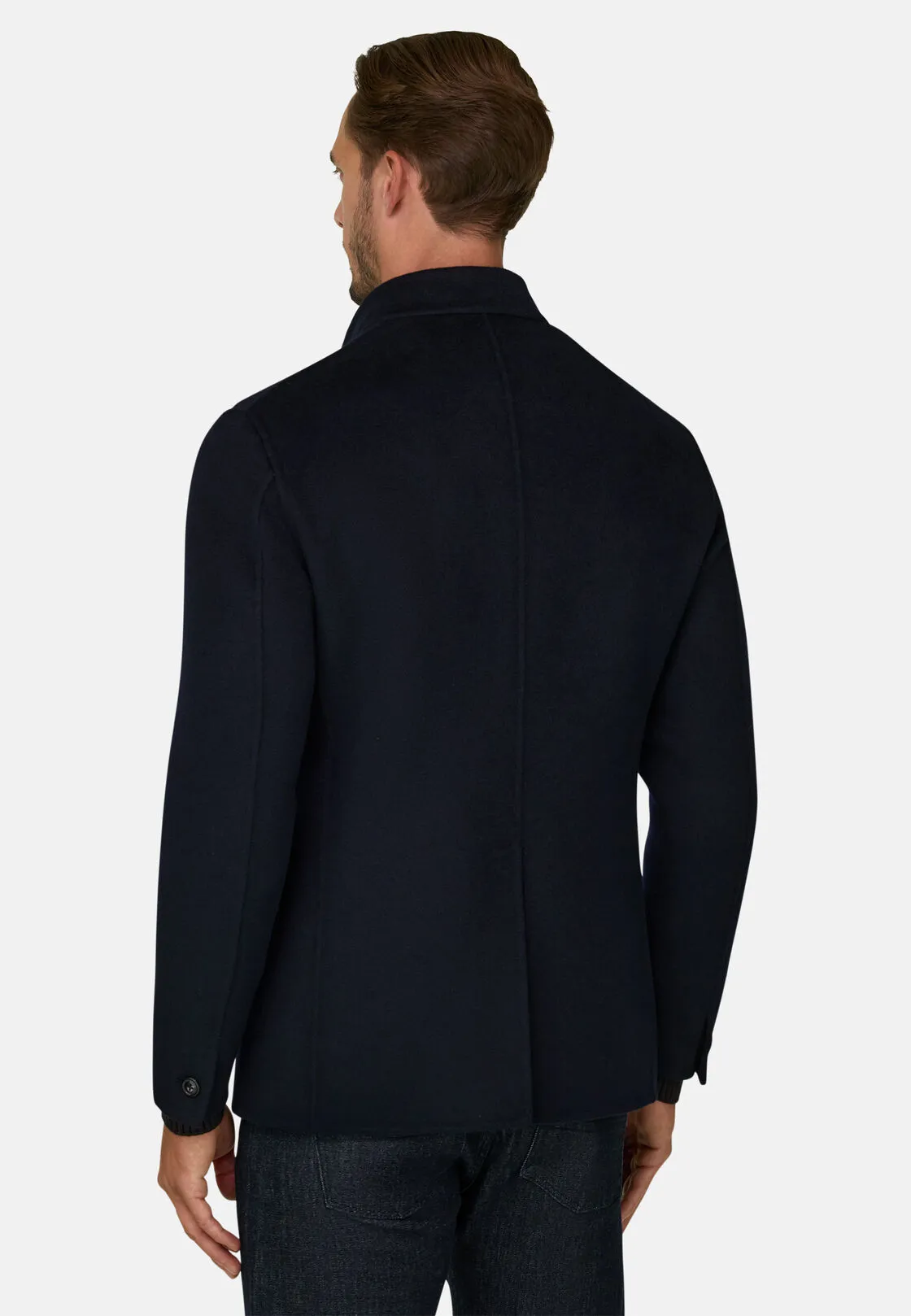 Boggi, Giacca Kyoto In Lana, Uomo, Navy, Taglia: 58 - immagine 4