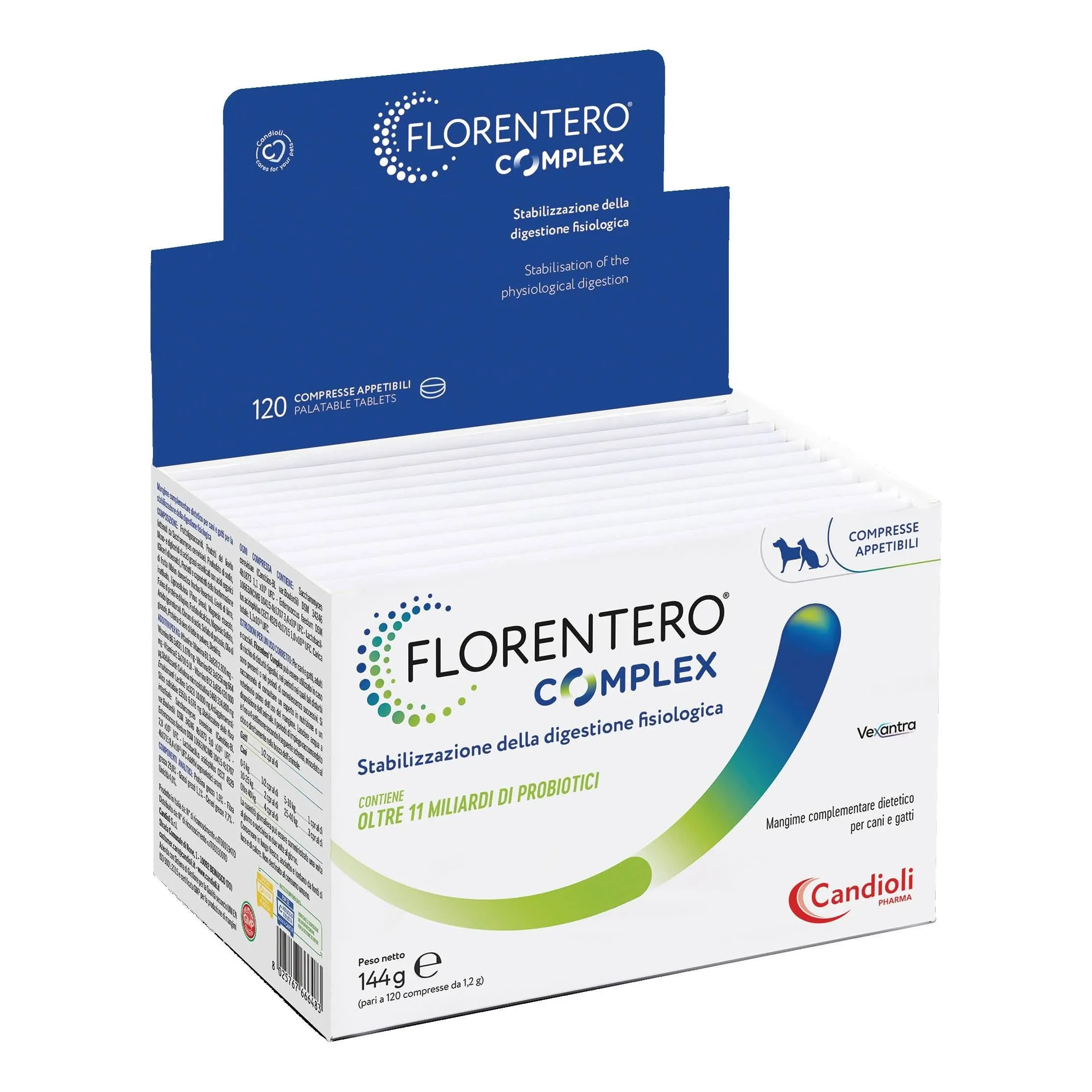 Florentero Complex 120 compresse | Cane Gatto Probiotici Diarrea - immagine 1