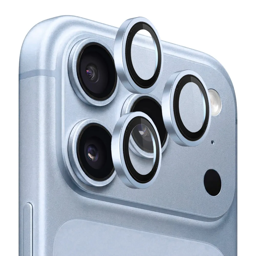 Pellicola protettiva per fotocamera posteriore Lito Titanium AR per Apple iPhone 18 Pro / 18 Pro Max, vetro temperato, blu - immagine 1