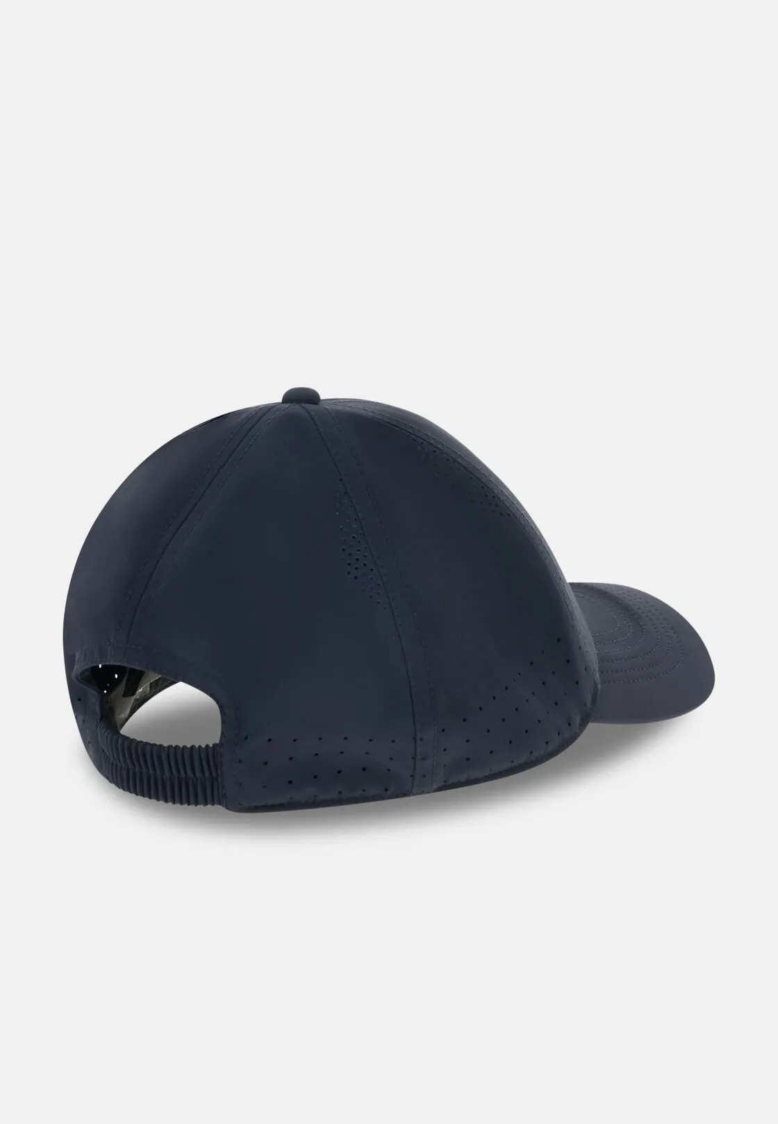 Boggi, Cappello Con Visiera In Tessuto Tecnico, Uomo, Navy, Taglia: S/M - immagine 3