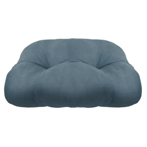 Cuscino ovale tessuto vellutato EveryDay Ferribiella Blu 90 x 55 cm - immagine 1