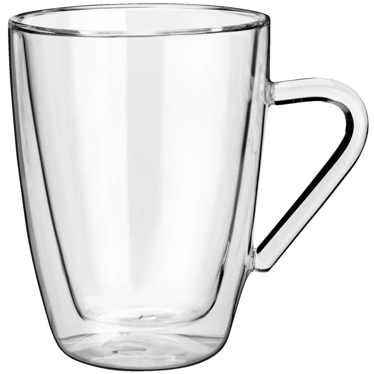 2x VEGA Tazza tè Dila con manico; 320 ml, 8.5x11.1 cm (ØxH); trasparente; 2 pz. / Pacco - immagine 1