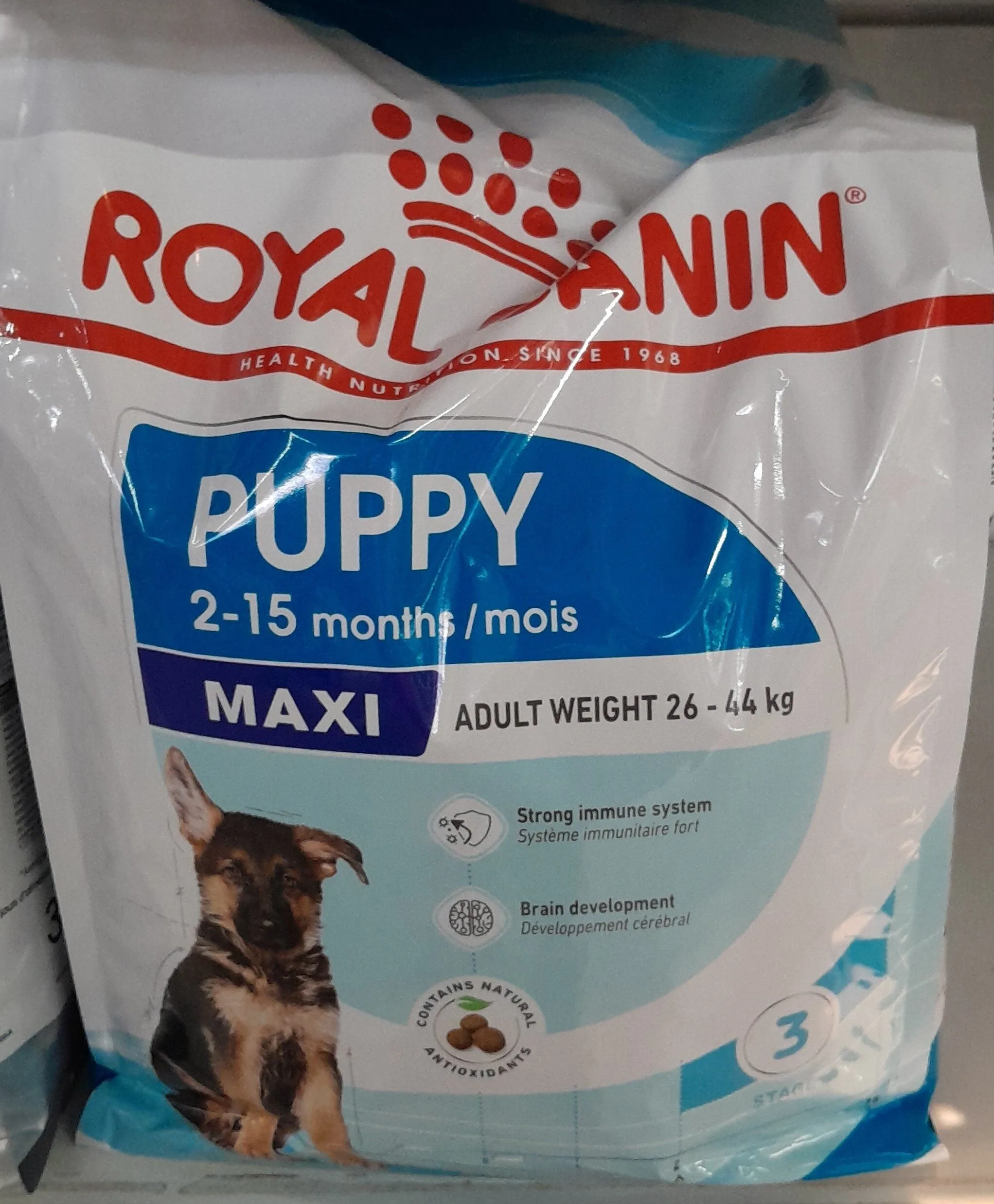 Size health nutrition dog maxi puppy 3 kg - immagine 1