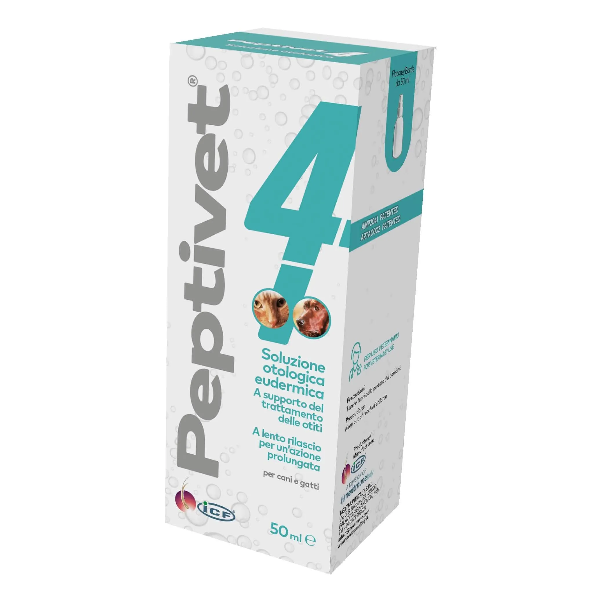 Peptivet 4 soluzione otologica 50 ml - immagine 1