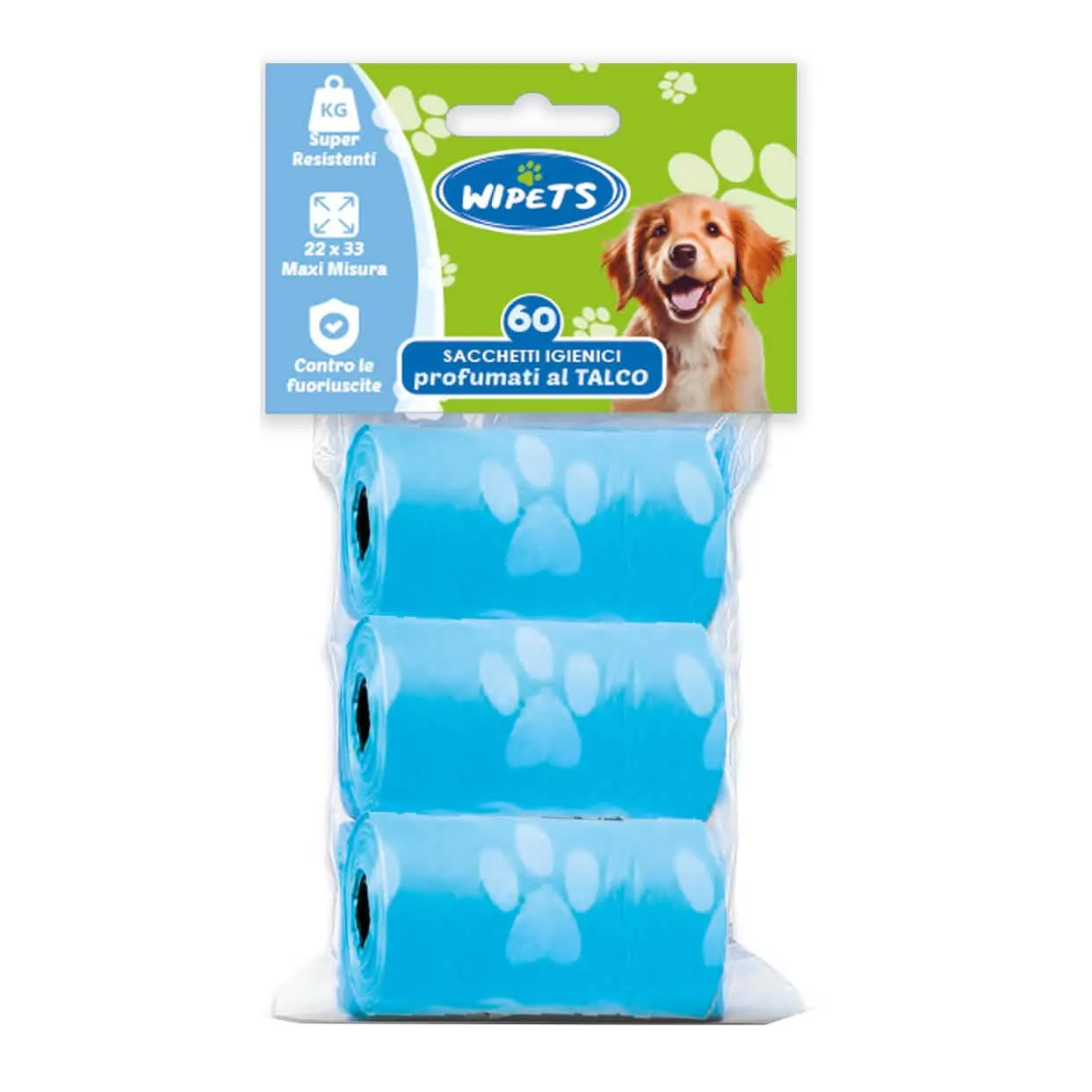 Wipets easy sacchetti igienici per animali 60 pezzi - immagine 1