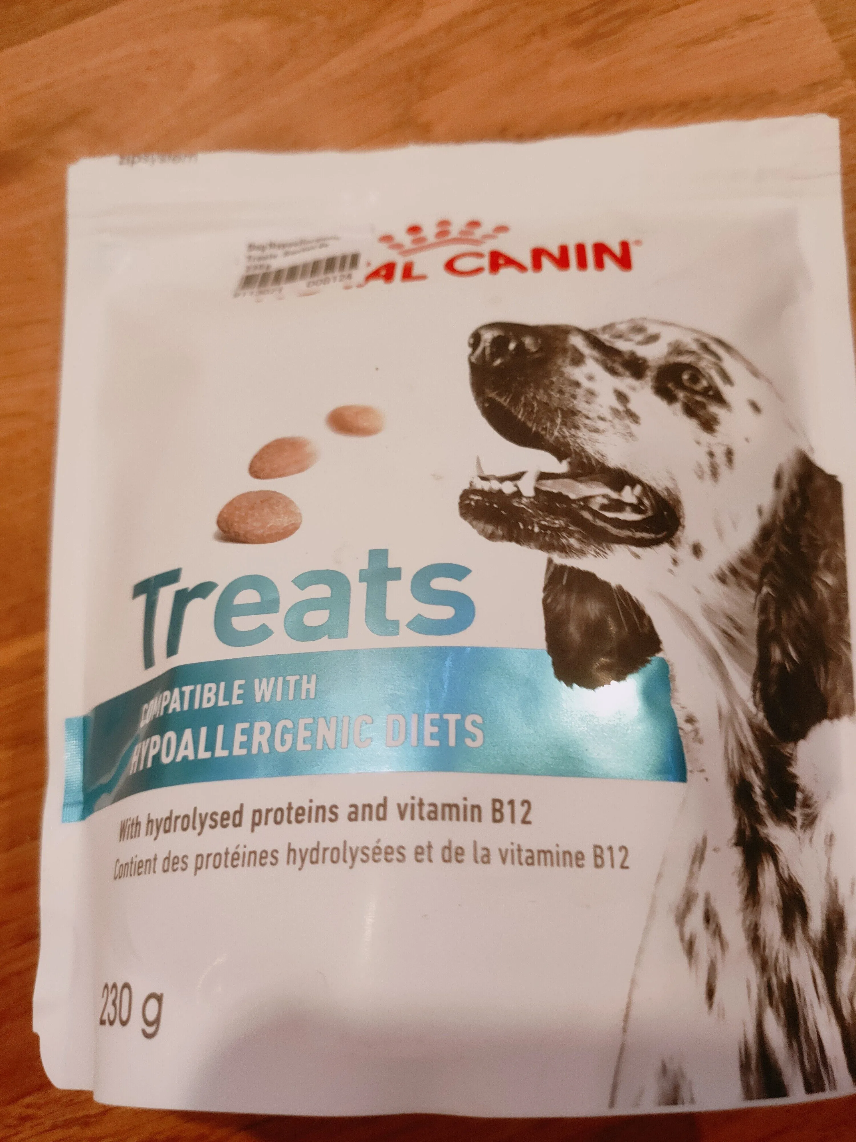 Veterinary health nutrition dog hypoallergenic treat 230 g - immagine 1