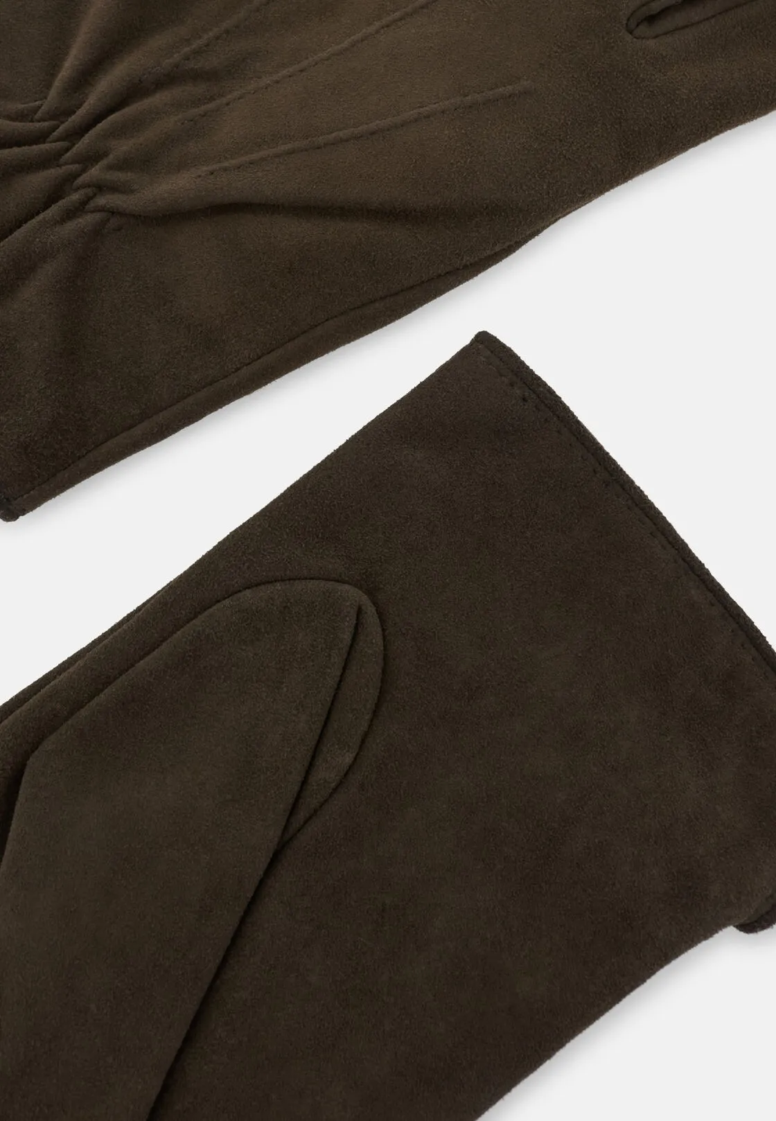 Boggi, Guanti In Pelle Scamosciata, Uomo, Marrone scuro, Taglia: 9.5 - immagine 3