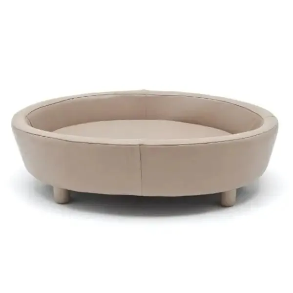 Divanetto Boule Maison Ferribiella 83 x 63 x 23 cm - Divanetto elegante per cani, realizzato in legno e materiale PU, perfetto per interni e dal design moderno che si integra con l'arredamento. - Cucce per cani - immagine 1