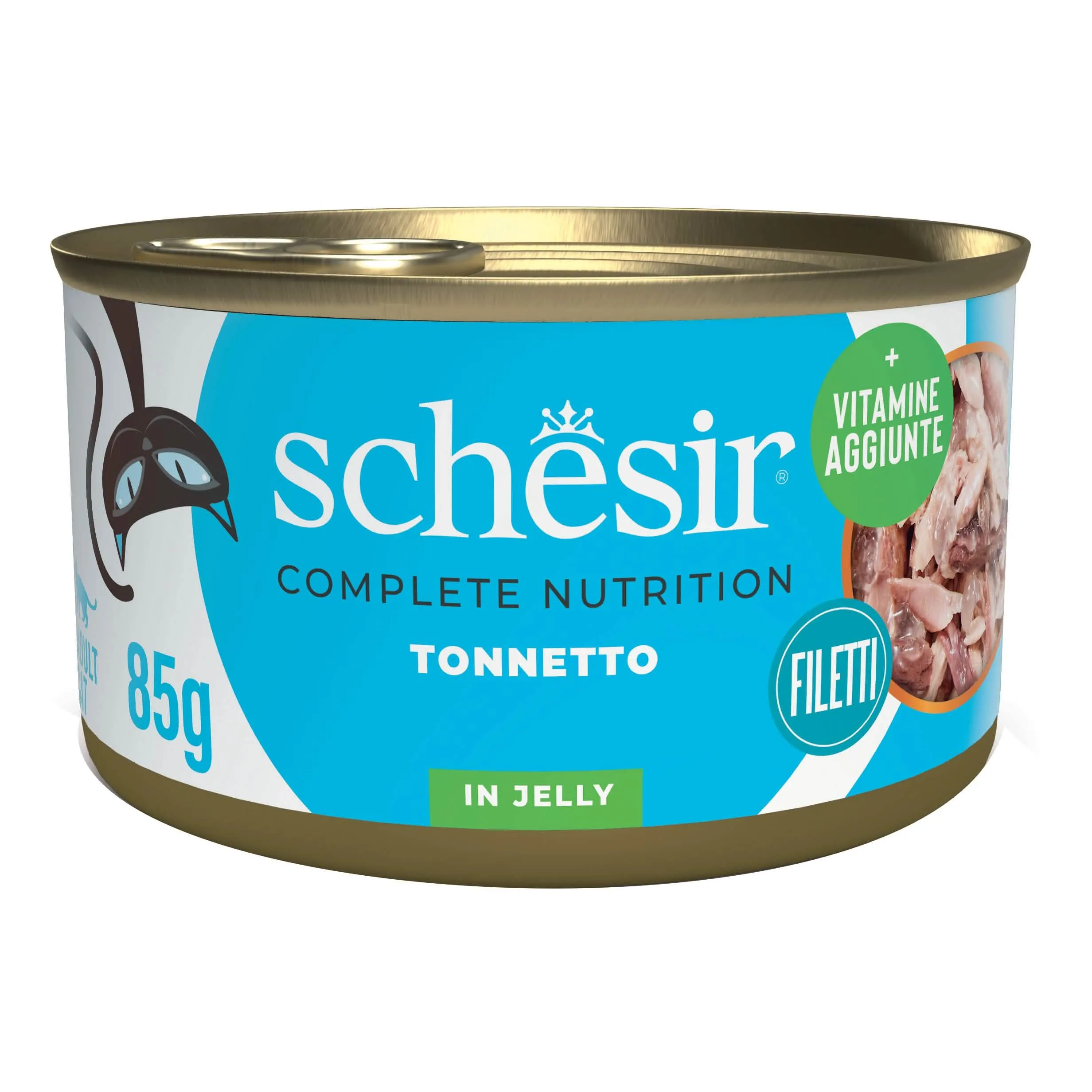 Schesir cat tonnetto in gelatina lattina 85 g - immagine 1