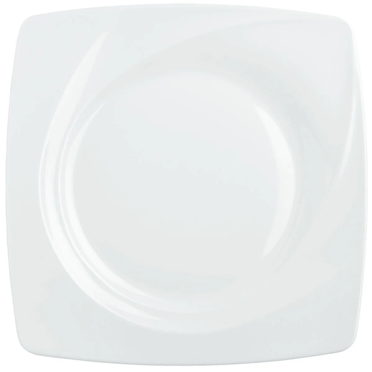 6x VEGA Piatto Soria piano; 23x23 cm (LxL); bianco; quadrata; 6 pz. / Pacco - immagine 1