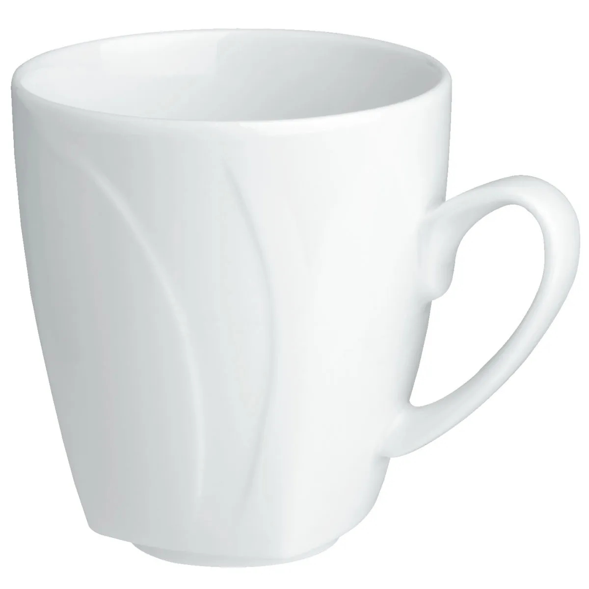 6x VEGA Tazza mug con manico Soria; 300 ml, 8.3x9.2 cm (ØxH); bianco; rotonda; 6 pz. / Pacco - immagine 1