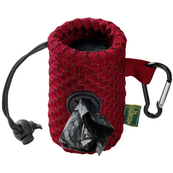Dispenser porta sacchetti-Hilo Hunter Rosso - immagine 1