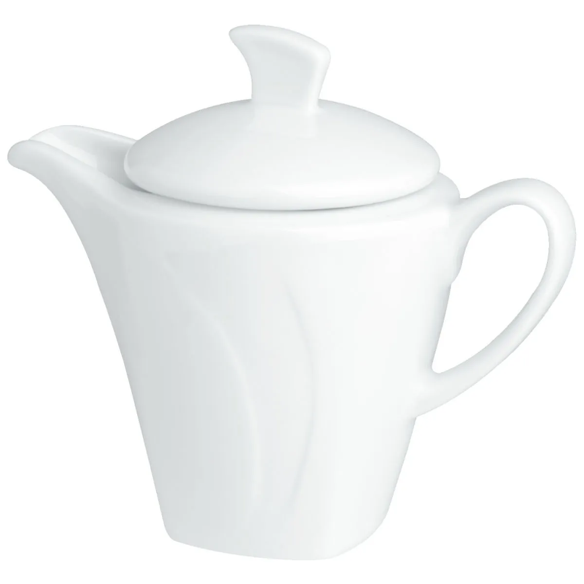6x VEGA Caffettiera Soria; 350 ml, 12.2x13 cm (ØxH); bianco; rotonda; 6 pz. / Pacco - immagine 1