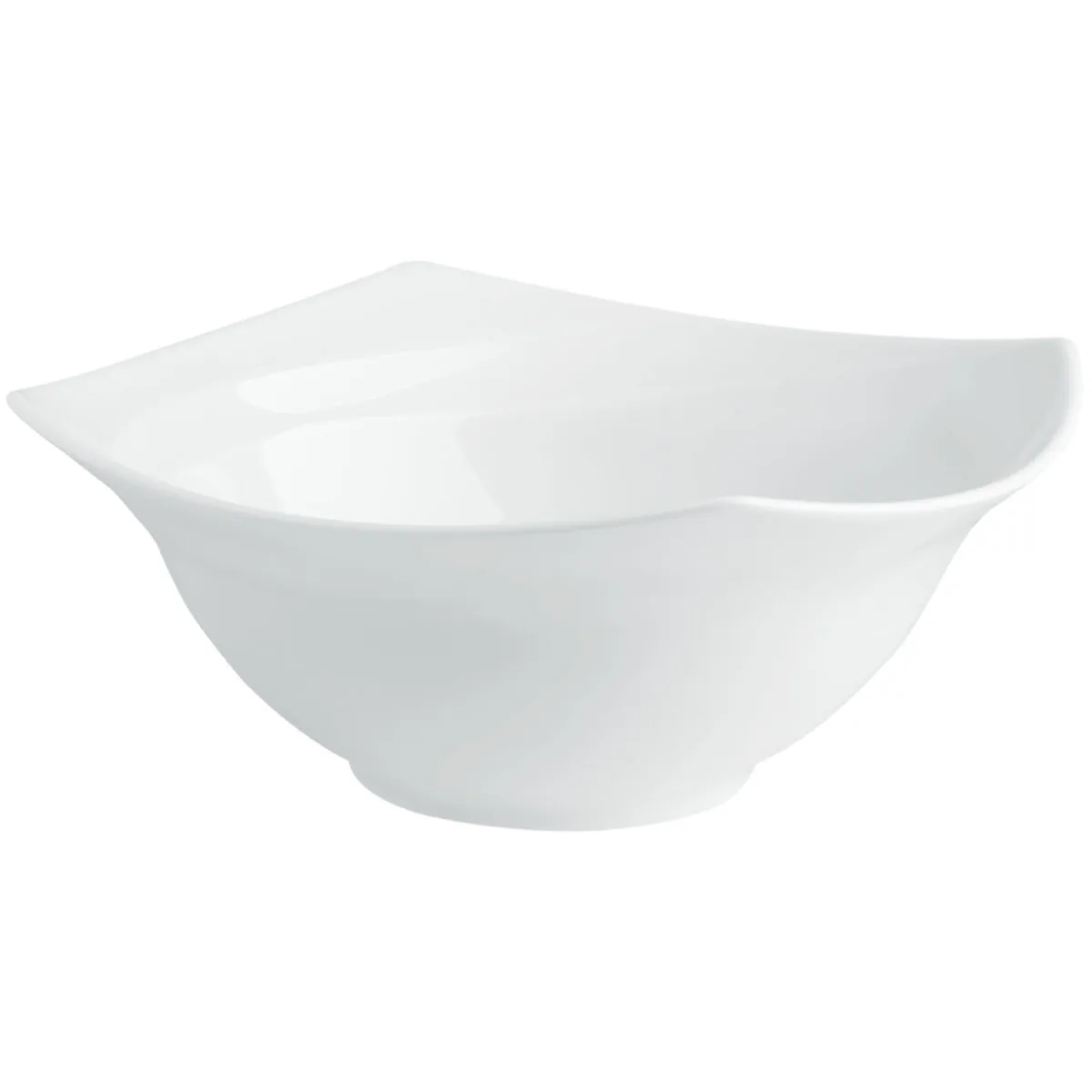 4x VEGA Ciotola Soria; 1300 ml, 23x23x10 cm (LxLxH); bianco; quadrata; 4 pz. / Pacco - immagine 1