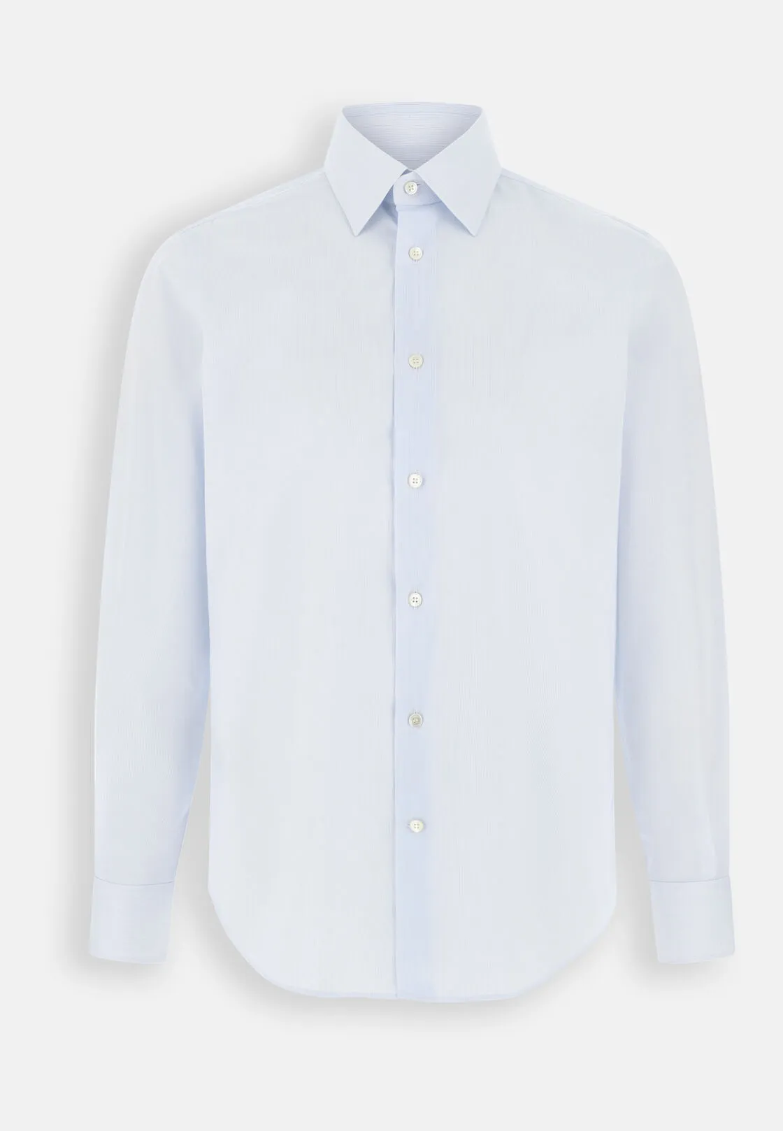 Boggi, Camicia A Righe In Mussola Di Cotone Regular Fit, Uomo, Azzurro, Taglia: 44 - immagine 6