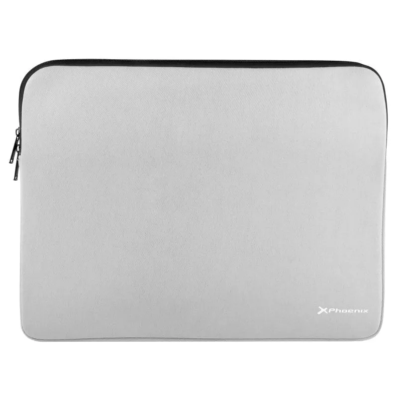 Custodia in neoprene grigia Phoenix Basics per laptop fino a 14" - immagine 1