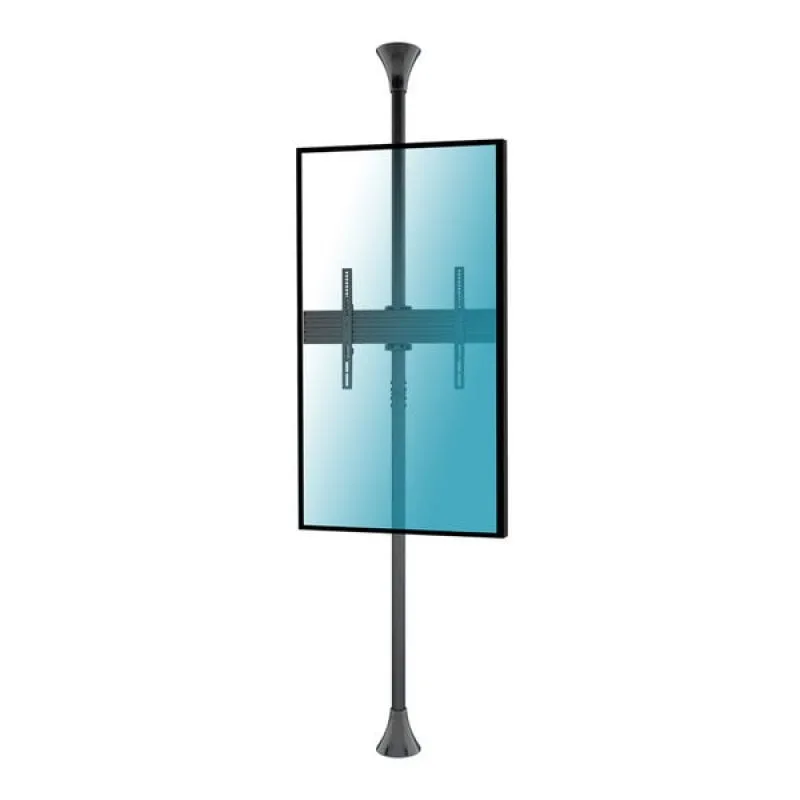 Kimex Supporto da Pavimento e Soffitto per Schermi 55''-75'' Modalità Ritratto VESA 400x600 Max. 30Kg - immagine 1