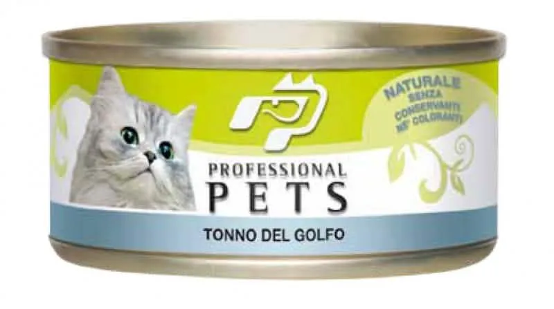 PET PROFESSIONAL GATTO ADULTO TONNO DEL GOLFO LATTINA 70 GR - immagine 1