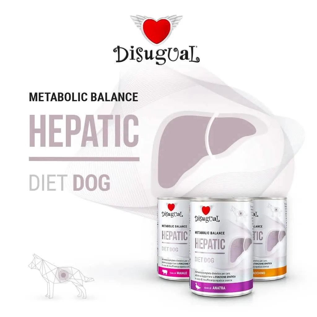 DISUGUAL Cane Diet Hepatic Tacchino 400 gr - immagine 1