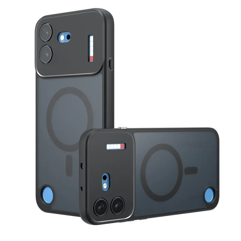 Custodia MagSafe per Nothing Phone (4b), Techsuit, PureFrost, Nero Satinato - immagine 1