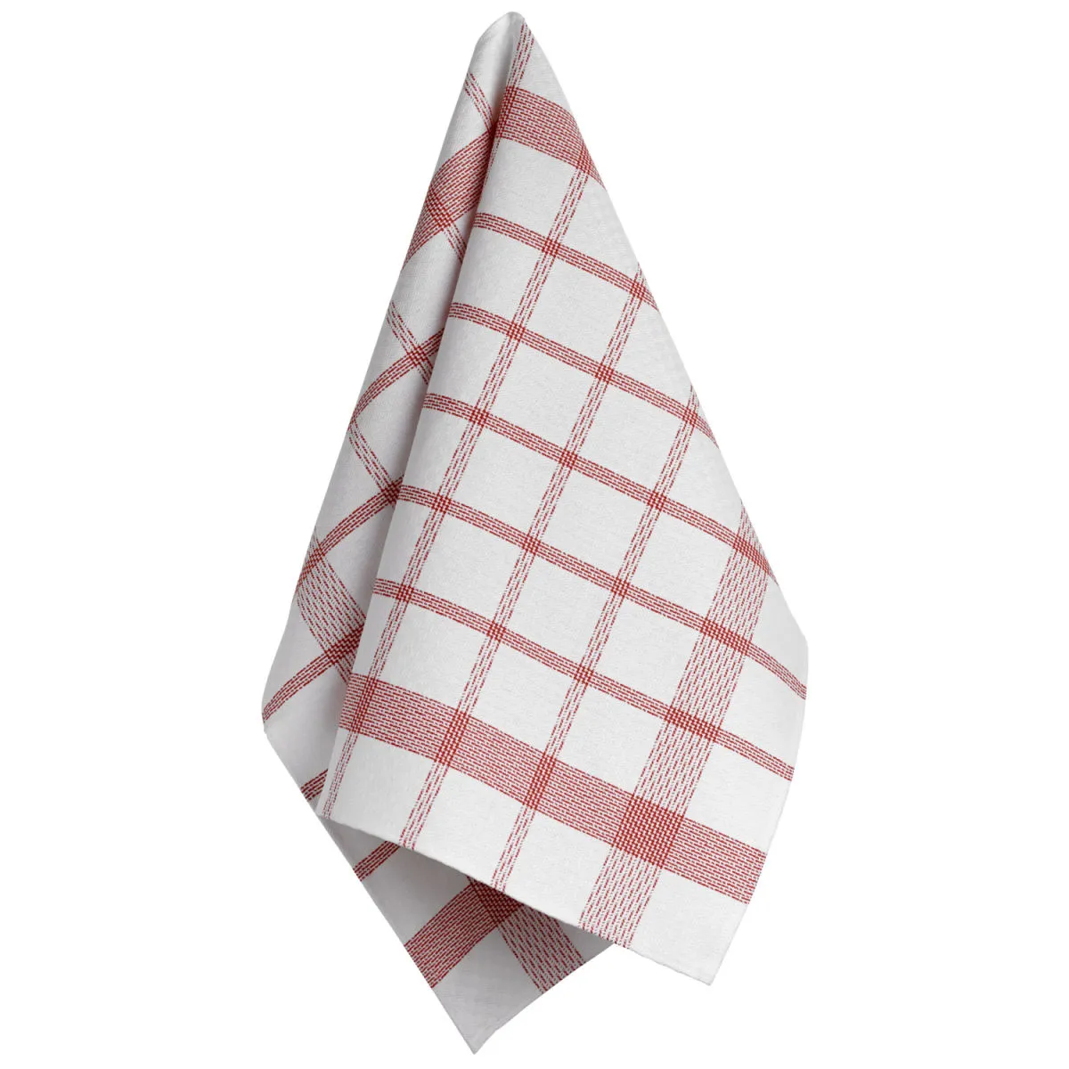 10x ERWIN M. Strofinaccio Linz; 50x70 cm (LxL); rosso; rettangolare; 10 pz. / Pacco - immagine 1
