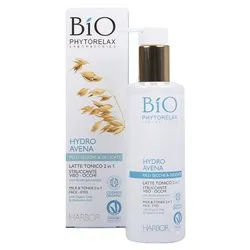 Detergente viso Hydro Avena Latte Tonico 2 in 1 Struccante Viso Occhi 200 ml - immagine 1