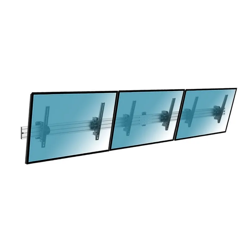 Scheda menu Kimex per montaggio a parete per 3 schermi TV 50"-55" VESA 600x400 max. 50Kg - immagine 1