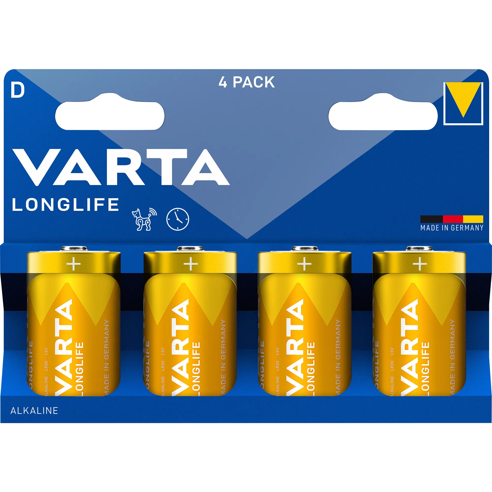 Batteria Longlife LR20, D (Mono) - immagine 1