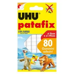 Set gommini adesivi riposizionabili 80 pz PATAFIX Bianco 64792 - immagine 1