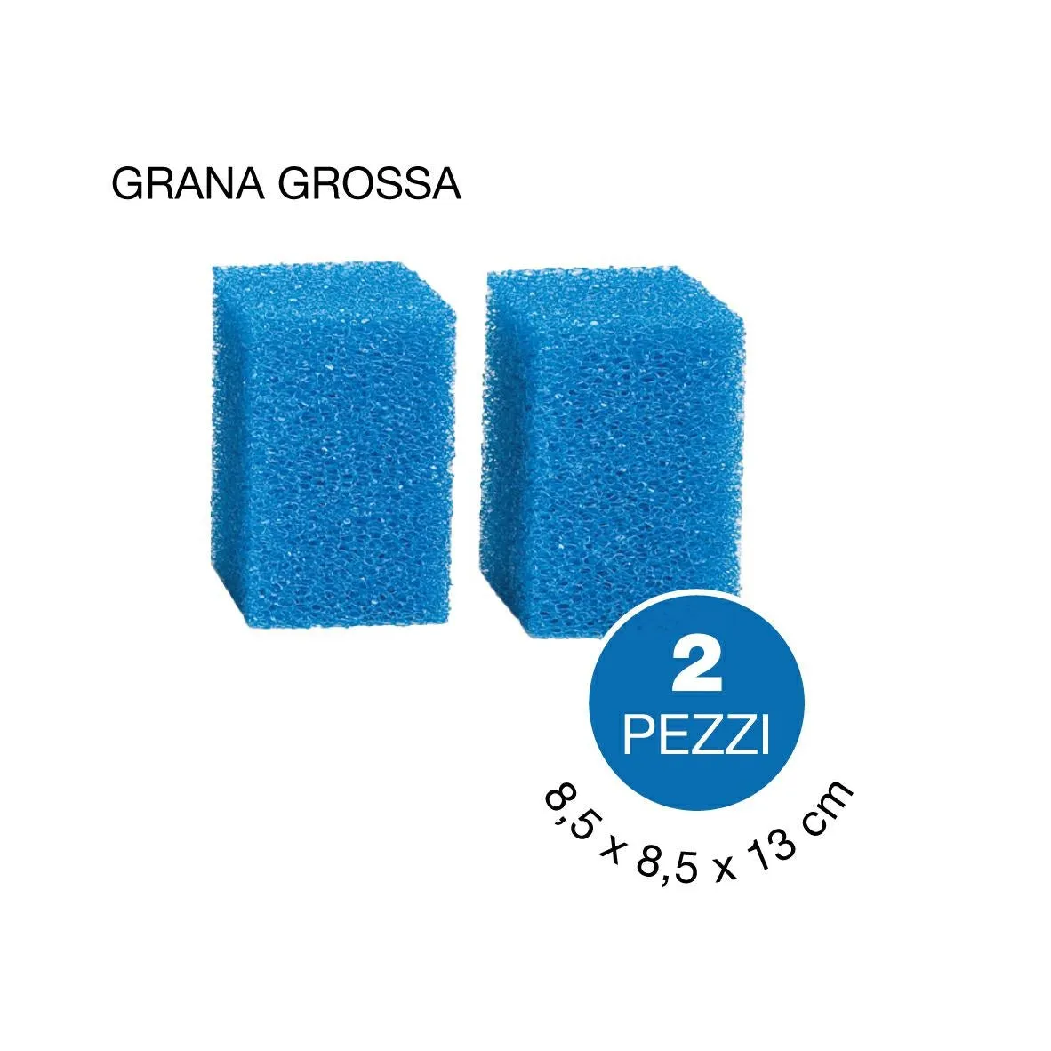 MANTOVANI PESCI SPUGNA GROSSA FOAMBIOS 2 PZ - immagine 1