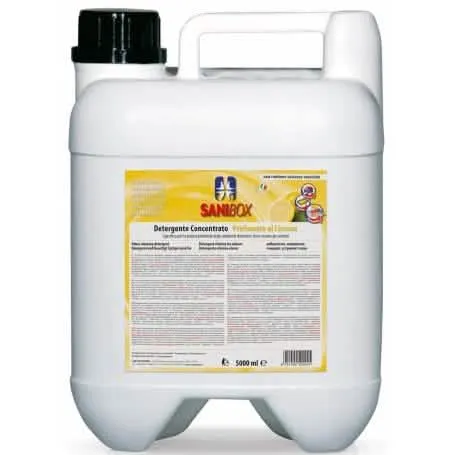 PET PROFESSIONAL SANIBOX TANICA DETERGENTE CONCENTRATO LIMONE 5 LT - immagine 1