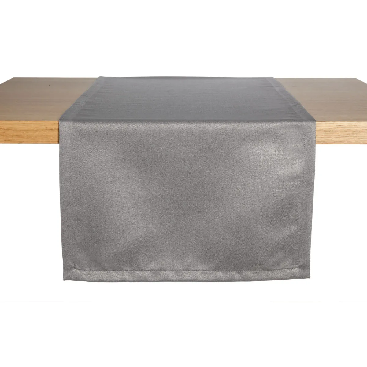 ERWIN M. Runner tavola Ancona Satin; 40x130 cm (LxL); grigio chiaro; rettangolare - immagine 1